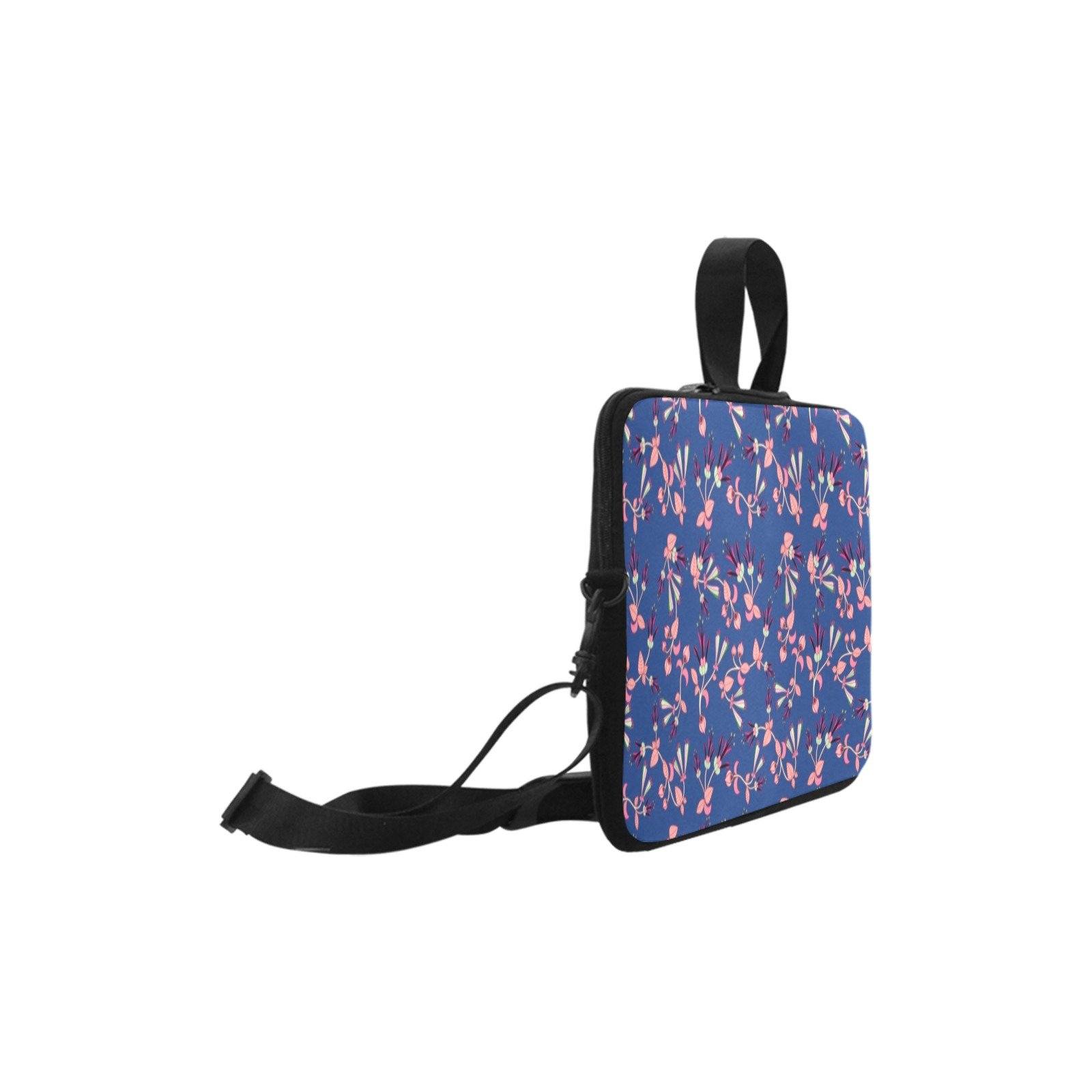 Swift Floral Peach Blue Laptop Handbags 13