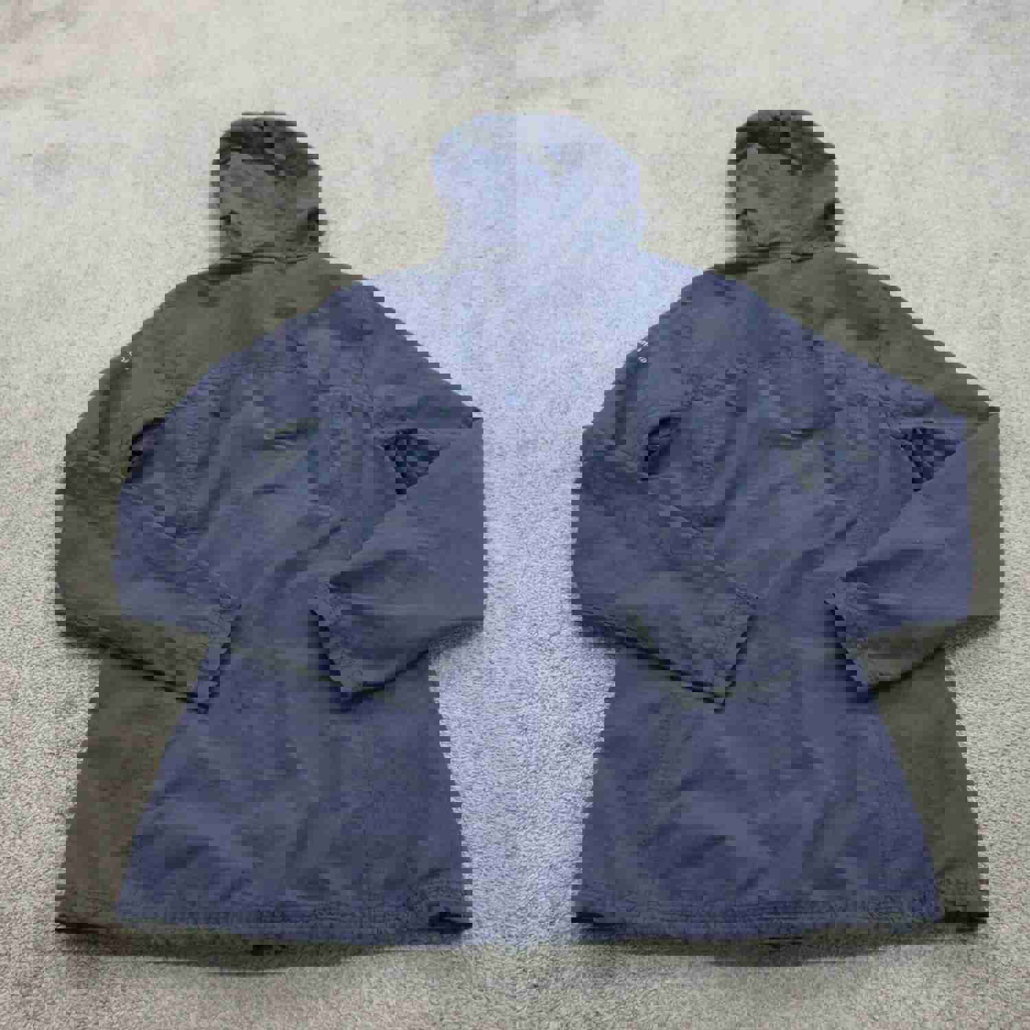 Columbia Women's Lightweight Blue Parka Zip Hooded Coat - Large
