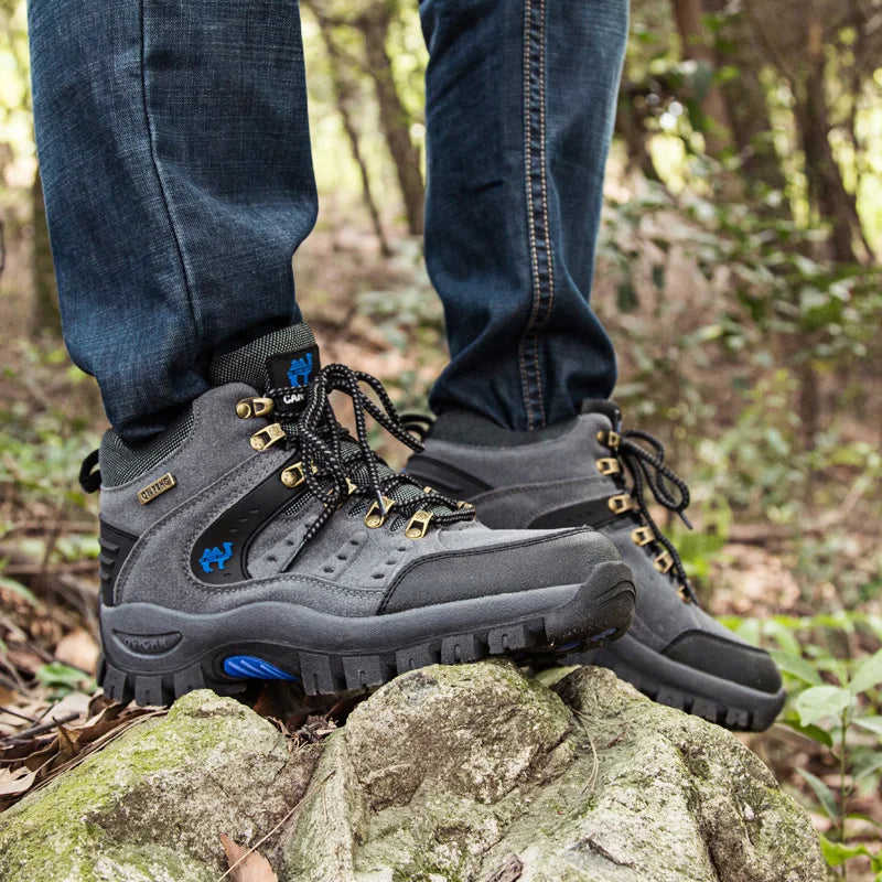 Waterproof Hiking Boots - Men's Outdoor Casual Shoes