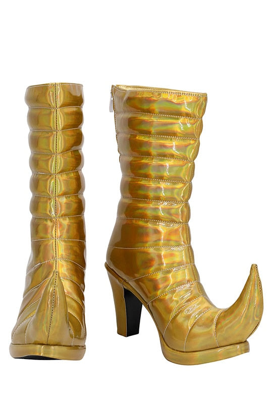 JoJo's Bizarre Adventure Dio Brando Cosplay Shoes Boots for Halloween Costume Accessory