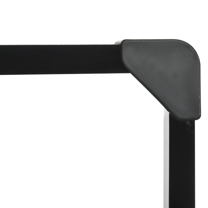 Soozier Wall Mounted Basketball Hoop with Shatterproof Backboard and All-Weather Net