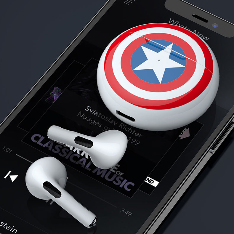 UKA Marvel Avengers True Wireless Earbuds Bluetooth Earphones Stereo Headphones