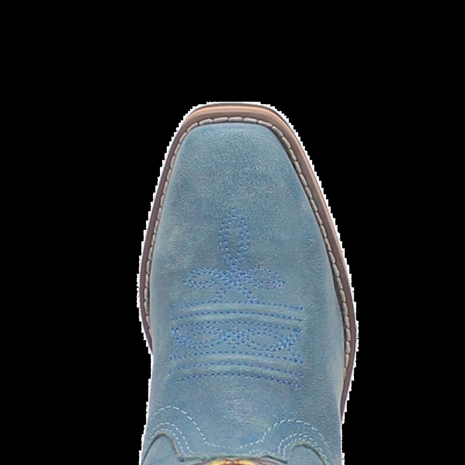 Dan Post Children's Gloriosa Floral Embroidered Blue Snip Toe Western Boots DPC2906