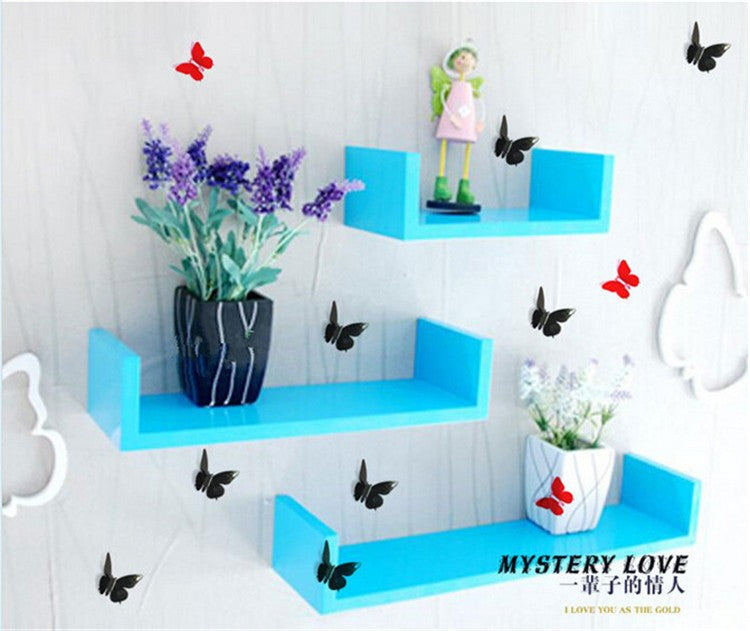 Qfdian 24Pcs/Lot PVC 3D DIY Butterfly Wall Stickers for Home Decor