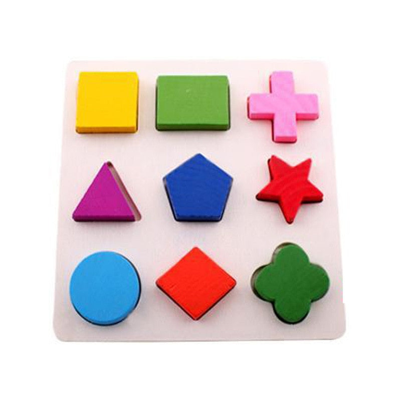 Wooden Roller Coaster Early Learning Educational Puzzle Math Toy for Children 1-3 Years