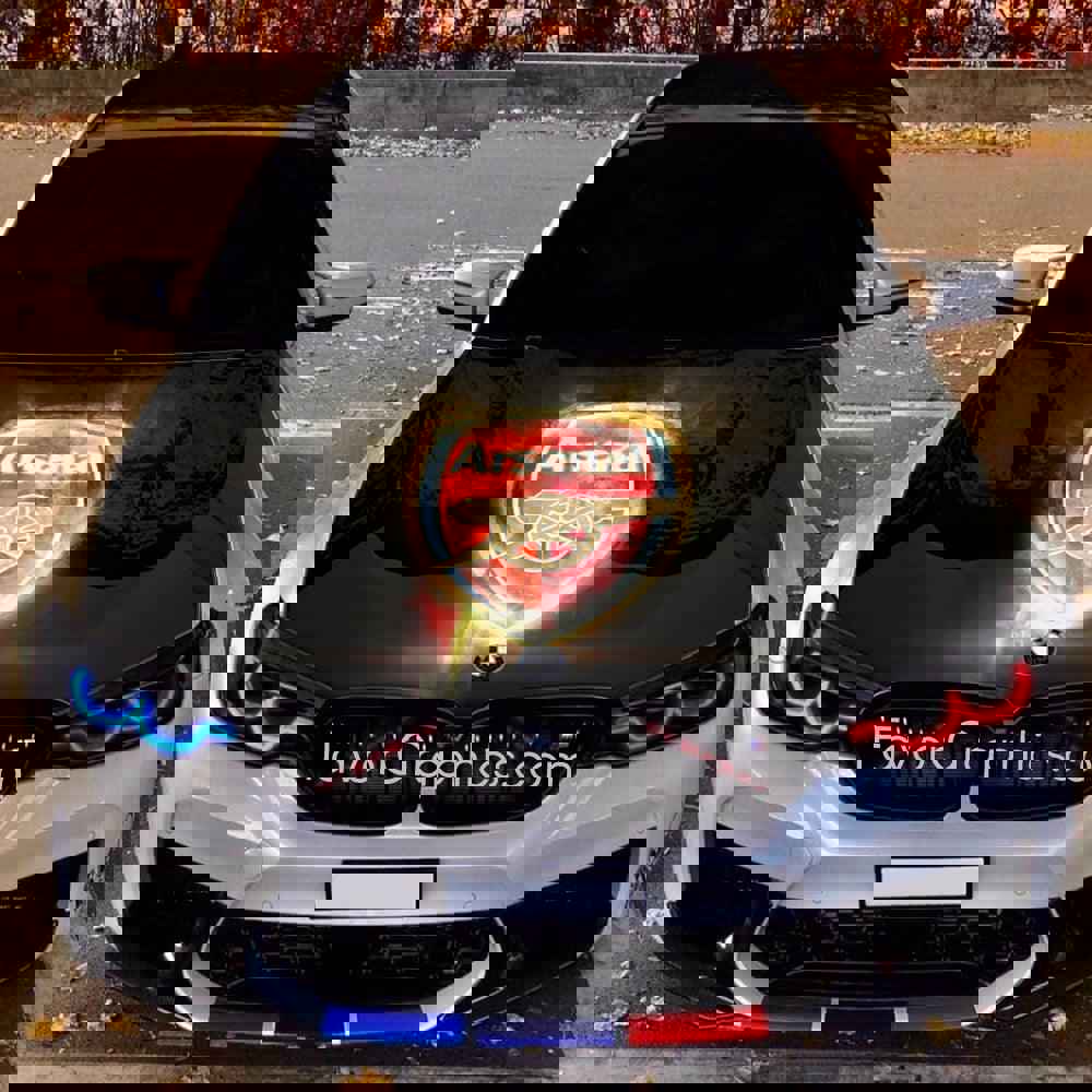 Arsenal Itasha Car Vinyl Hood Wrap Decal Sticker