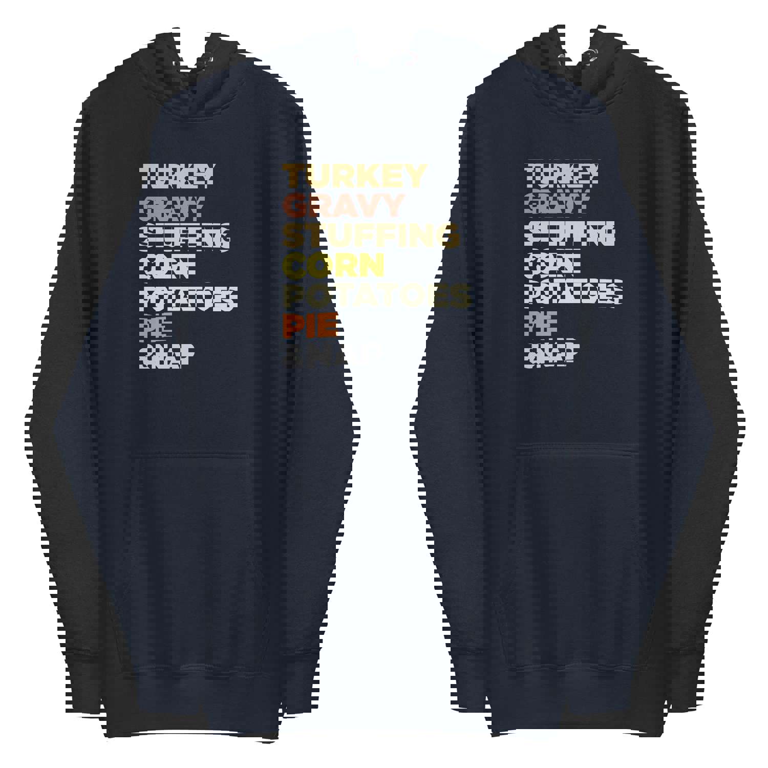 Mike Sorrentino Thanksgiving Food List Hoodie