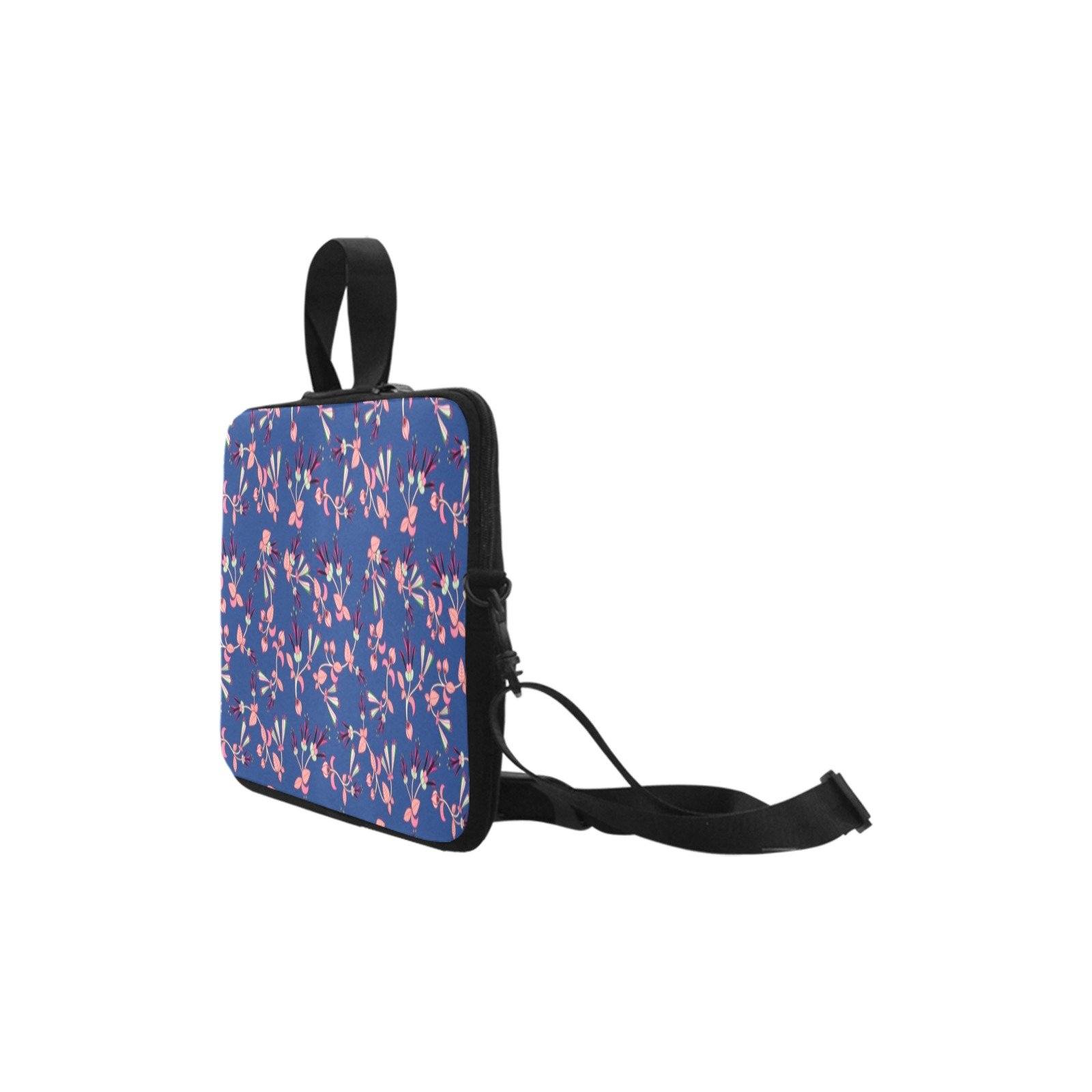 Swift Floral Peach Blue Laptop Handbags 13