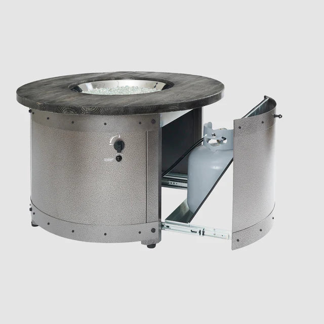 Outdoor Greatroom Company Edison Round Gas Fire Pit Table