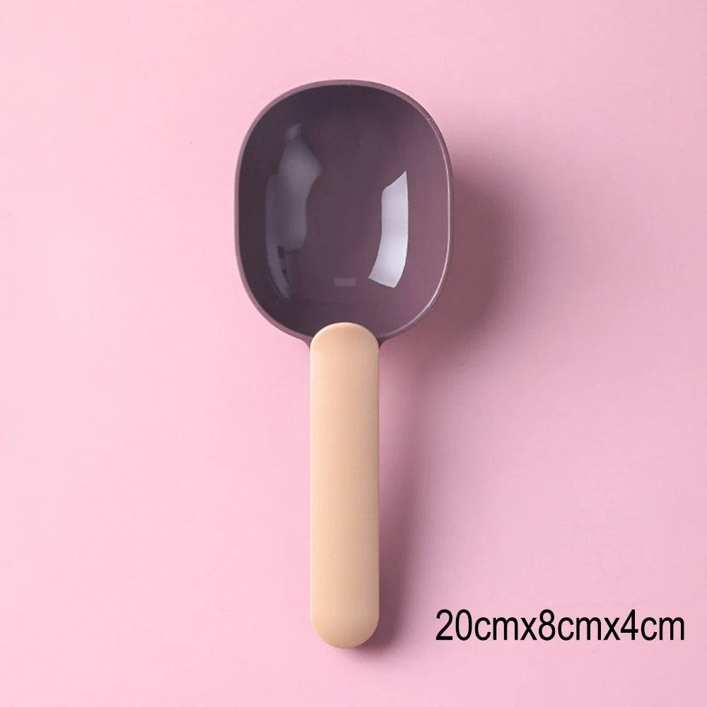 Multifunctional Pet Food Scoop with Sealing Clip - ABS Plastic, 50g Capacity