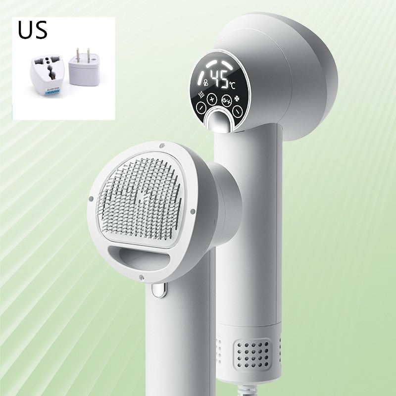 NEX Intelligent Pet Hair Dryer with Blow & Comb Function - Silent & Safe for Dogs & Cats