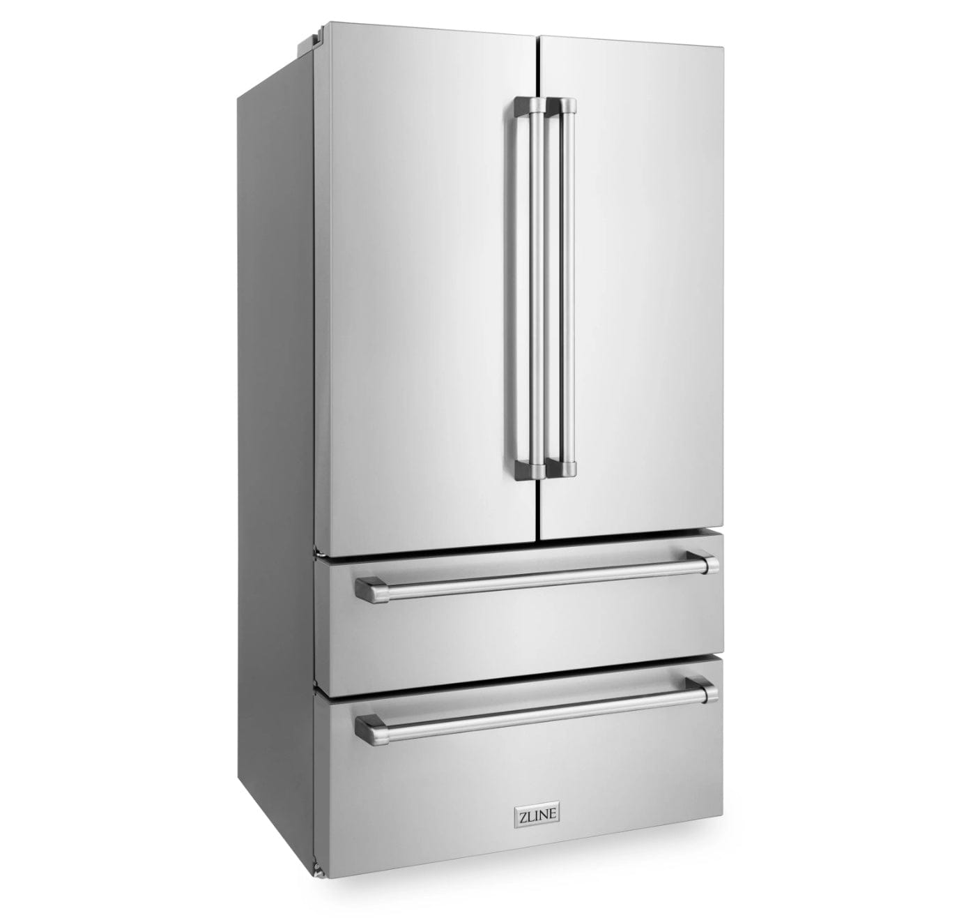 ZLINE 36 22.5 cu. ft Freestanding French Door Refrigerator with Ice Maker in Fingerprint Resistant Stainless Steel