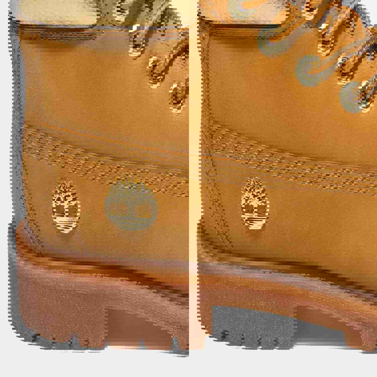 Kids Timberland Premium 6-Inch Waterproof Boots Wheat Gold