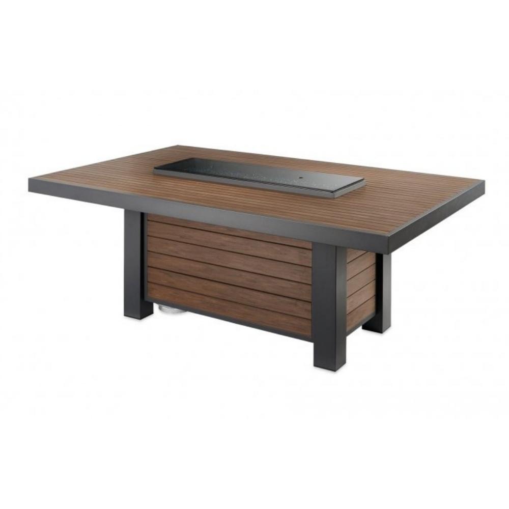 Kenwood 81-Inch Gas Fire Pit Dining Table for Outdoor Gatherings