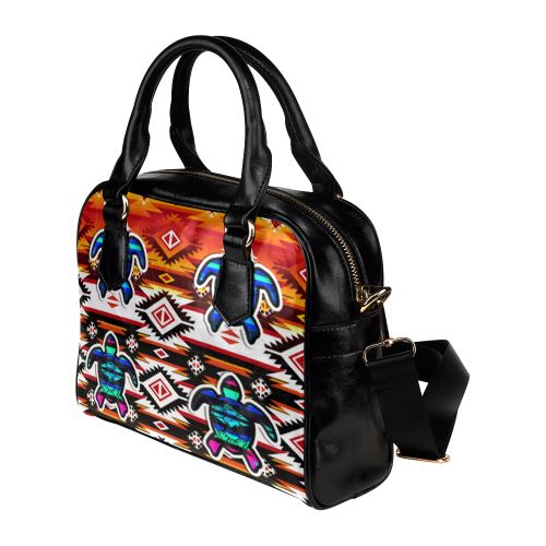 Adobe Fire Turtle Colored Shoulder Handbag
