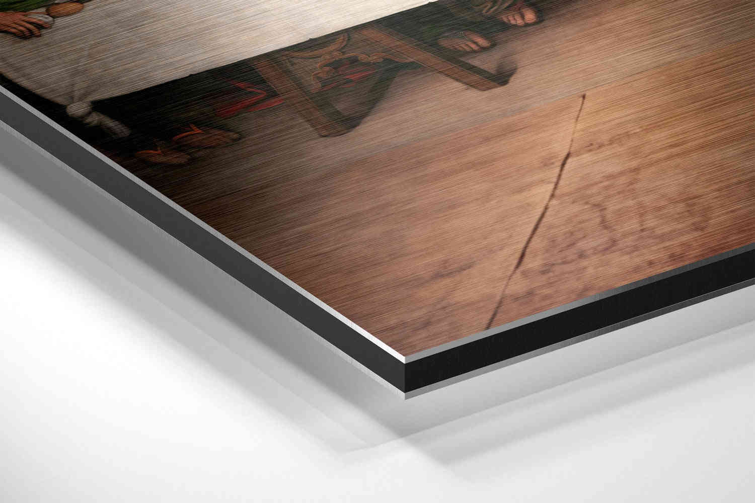 Last Supper Brushed Aluminium Dibond Wall Art