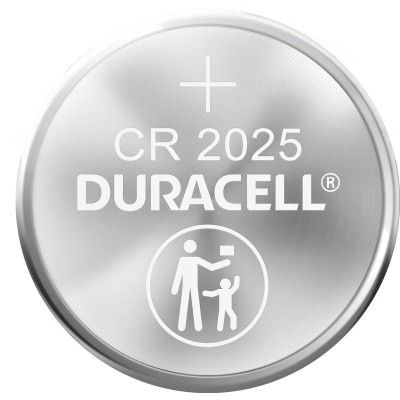 Duracell Lithium Coin 2025 3V Electronic/Watch Battery 4-Pack