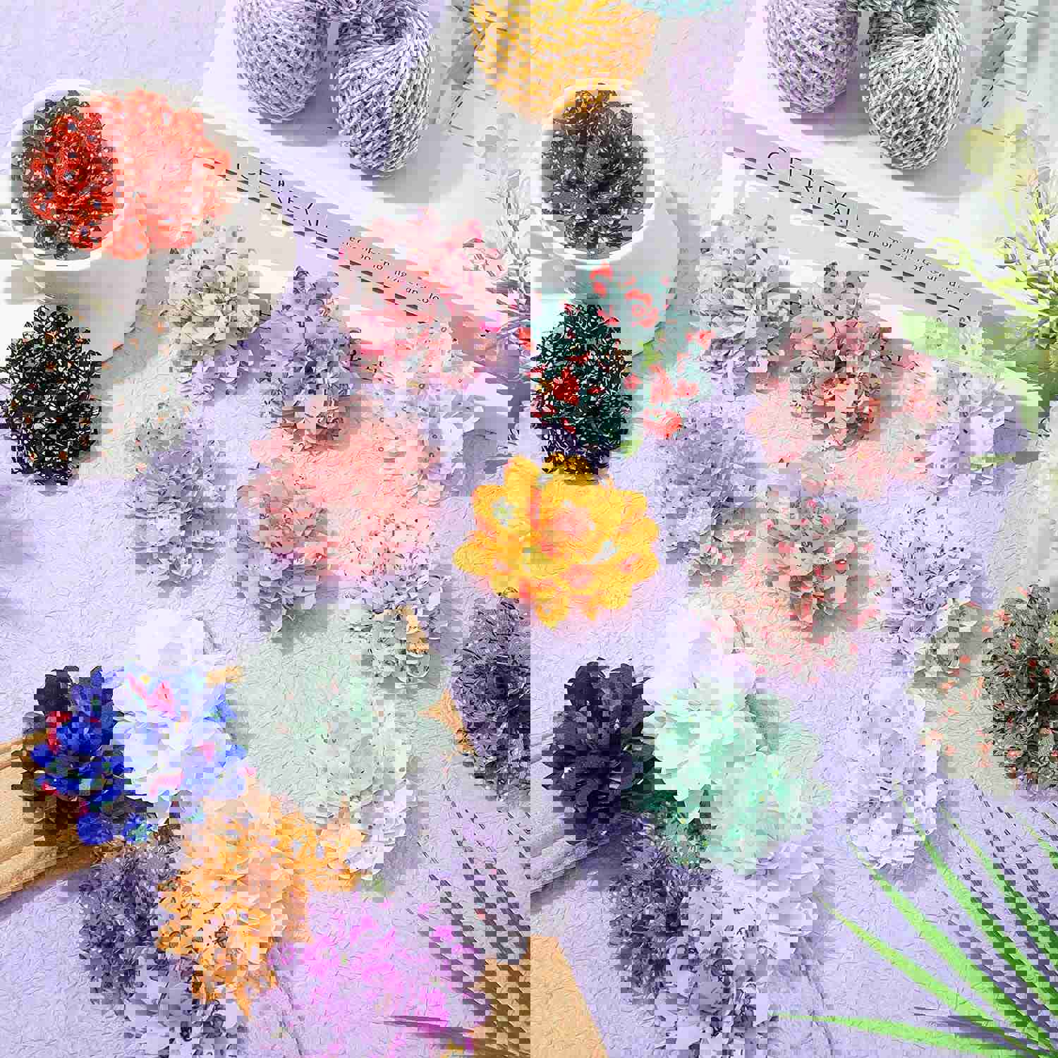 30 Pcs Dog Collar Flowers - Multi-Color Sunflower Bow Ties for Small Medium Large Dogs & Cats