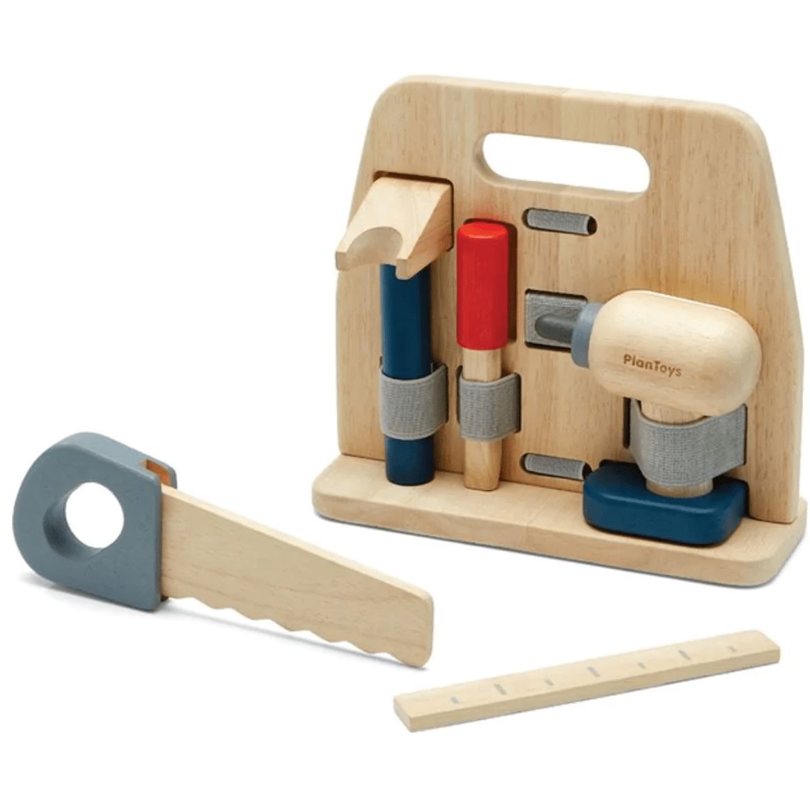 Plan Toys Handy Carpenter Set - Pretend Play Tool Kit for Kids