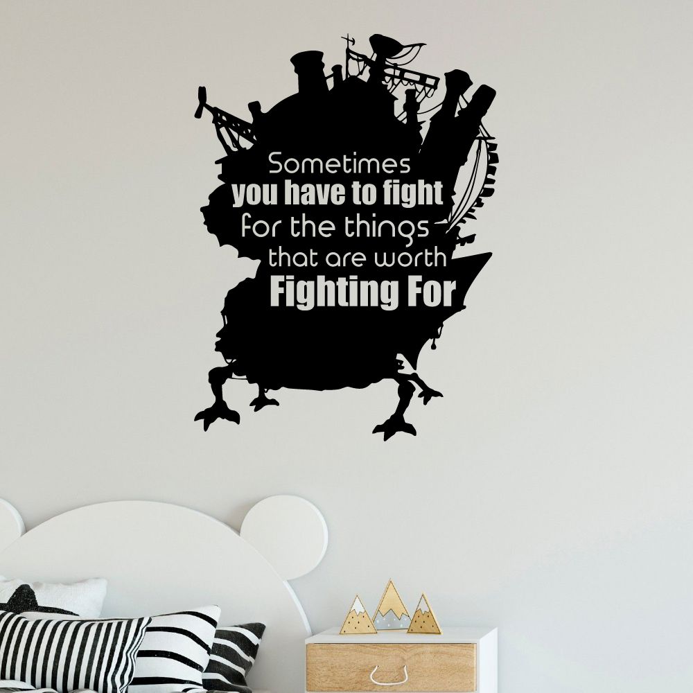 Various Quotes Vinyl Wall Art Sticker Decal - Spirited Away Inspired