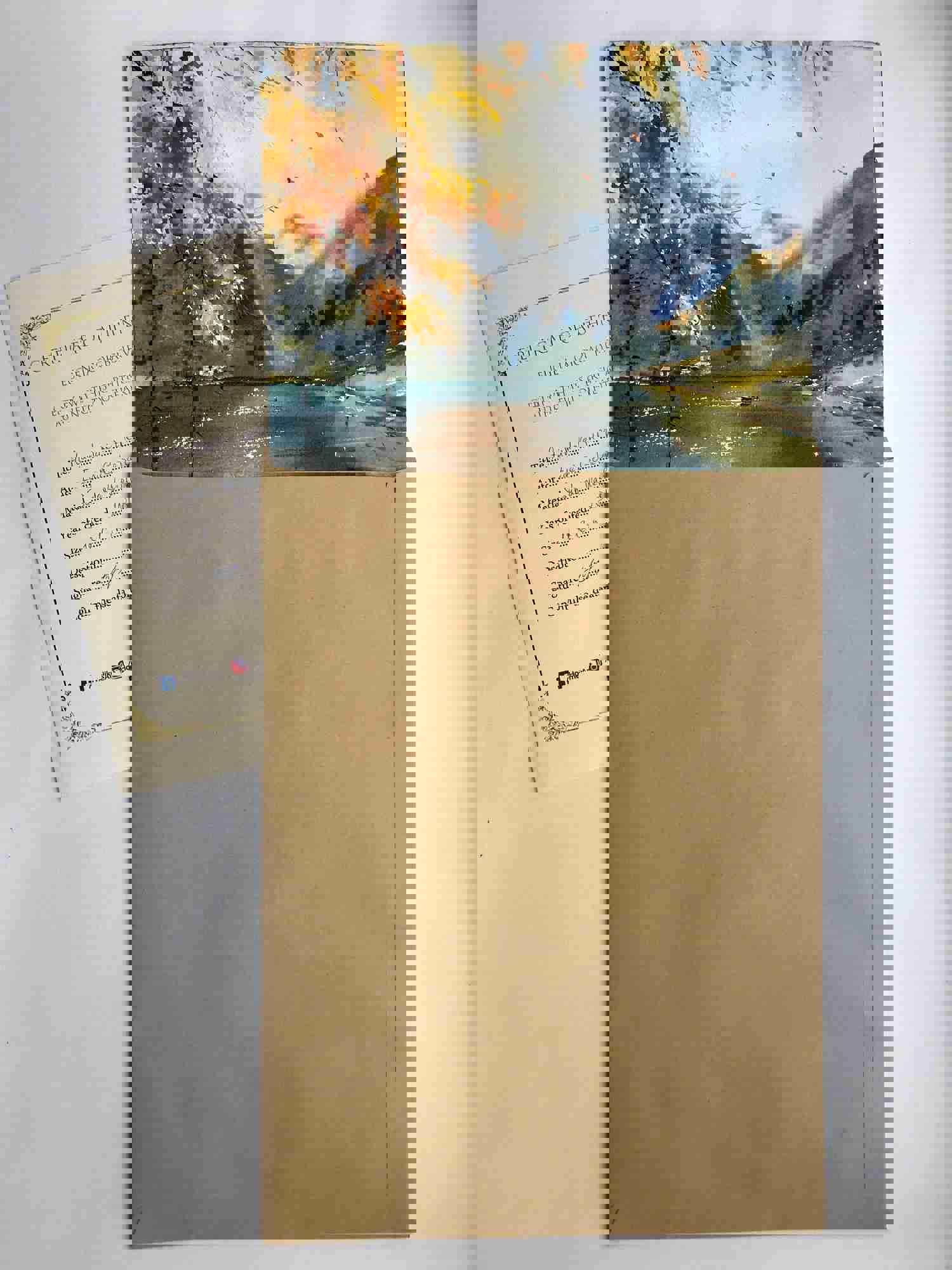 Pink Flower Painting, Original Watercolor Art, Blooming Flowers Tree, Botanical Wall Decor, Wedding Gift, Nature Fine Art