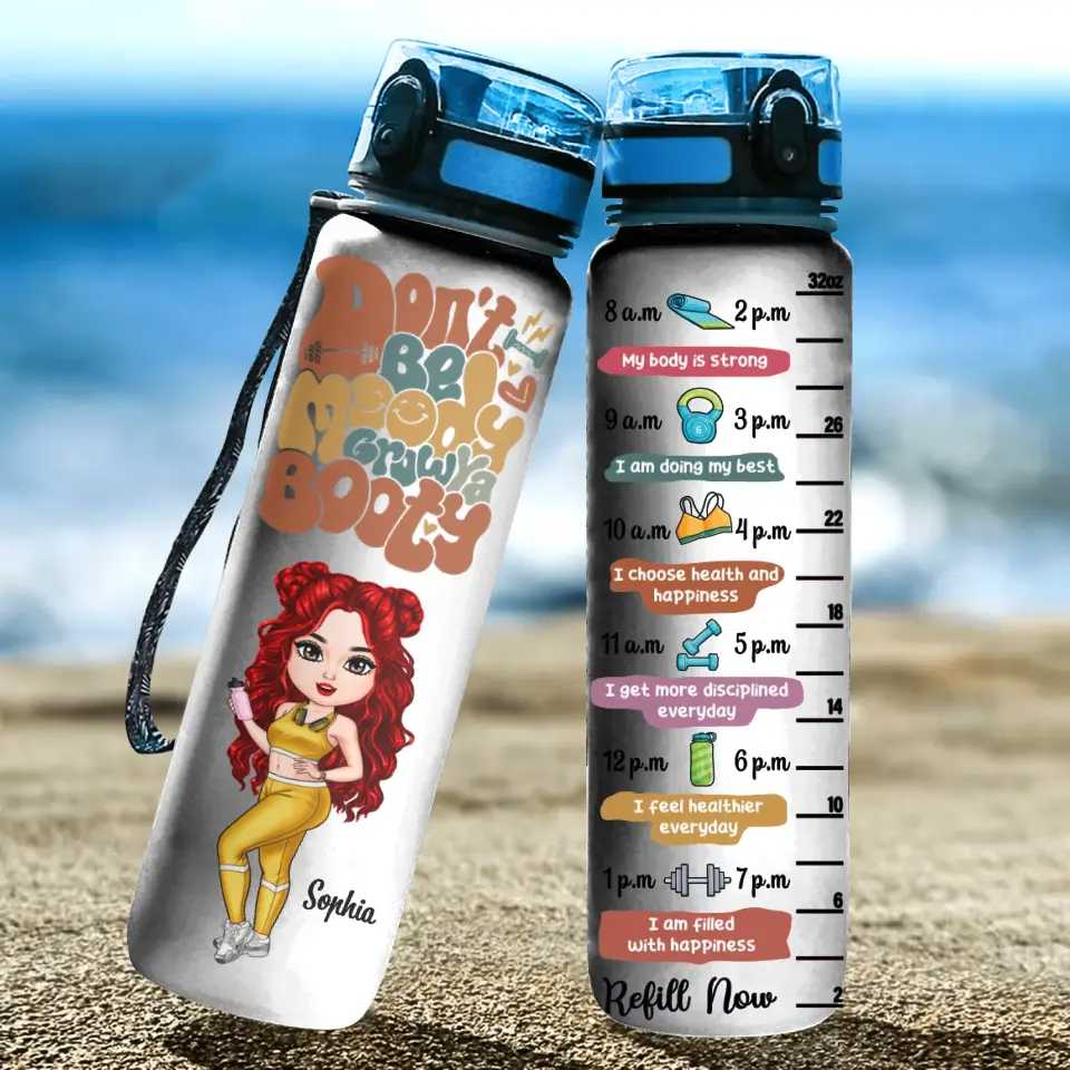 Personalized Custom Water Tracker Bottle - Motivational Gift for Gym Enthusiasts