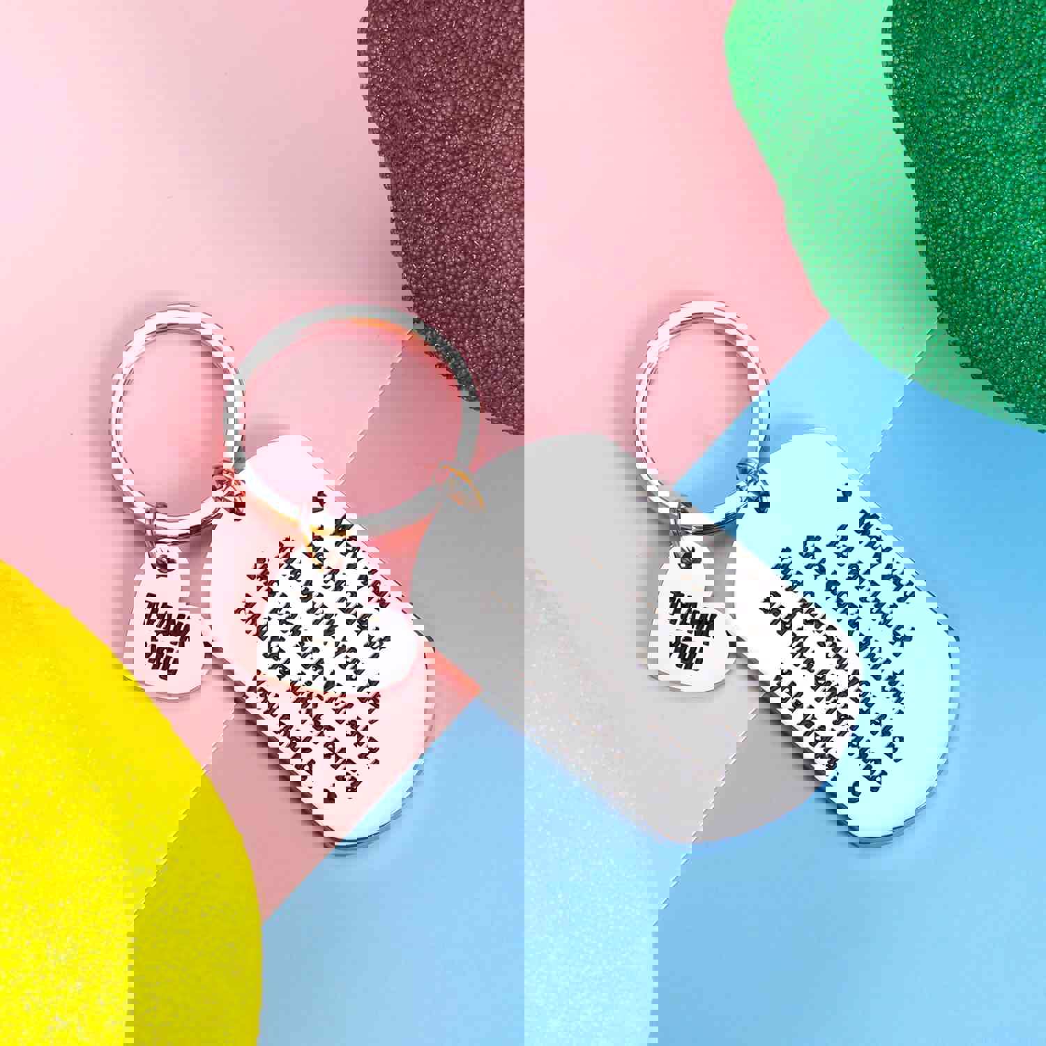 Thank You Gifts for Coworkers - Appreciation Keychain for Boss, Friends, and Colleagues