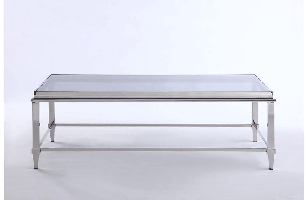 Casa Eleganza 2035 Rectangular Coffee Table with Glass Top