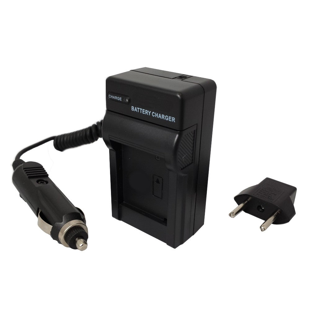 BNA-WB-120 Digital Camera Battery Charger - Replacement for Canon CB-5LV Charger with Car & EU Adapters
