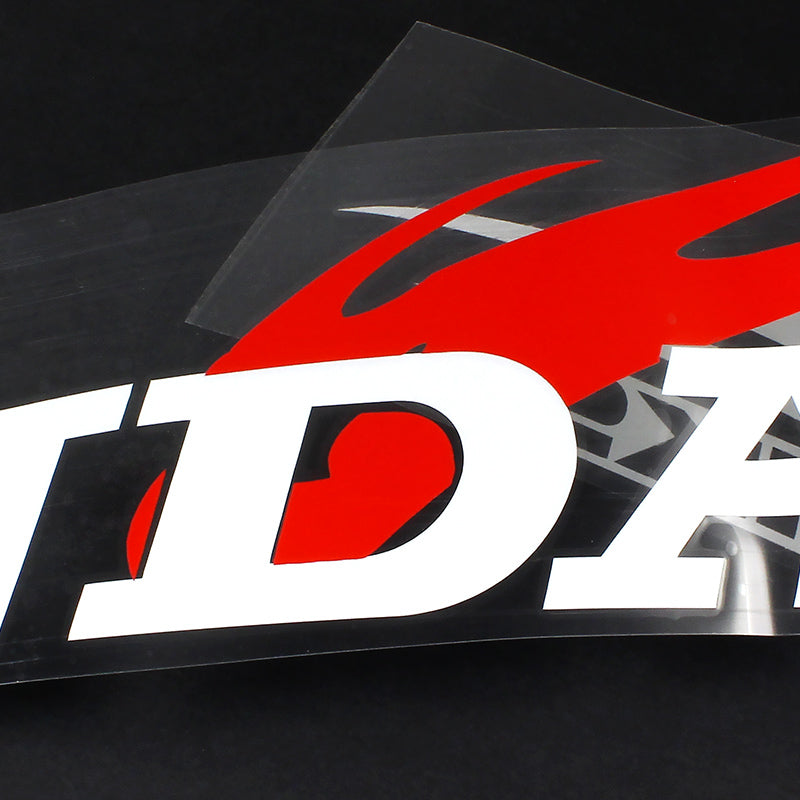 Premium Non-Fading Vinyl Front Window Windshield Banner for HONDA HKS Racing