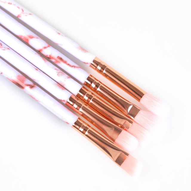 5pcs Professional Makeup Brushes Set for Foundation, Eyebrow, Eyeliner, Blush, and Powder