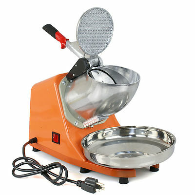 300W Electric Ice Crusher Machine - High Efficiency Shaved Ice Maker for Home and Commercial Use