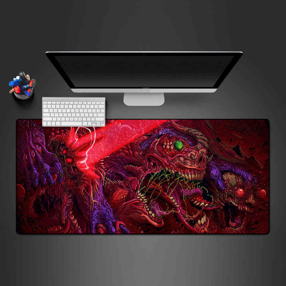 Hyperbeast Sword Design Gaming Mouse Pad - M-XXL Size for Computer Desk