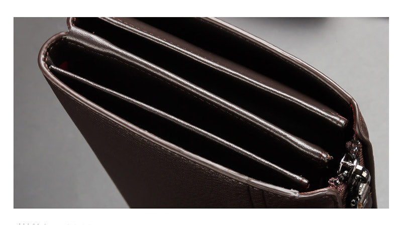 Lkblock Baellerry Men Clutch Bag - Large Capacity Multifunction Wallet for Men