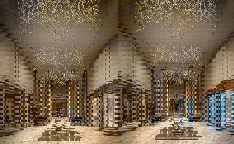 Gold/Chrome/Black Luxury Minimalist Chandelier - MIRODEMI COLLECTION