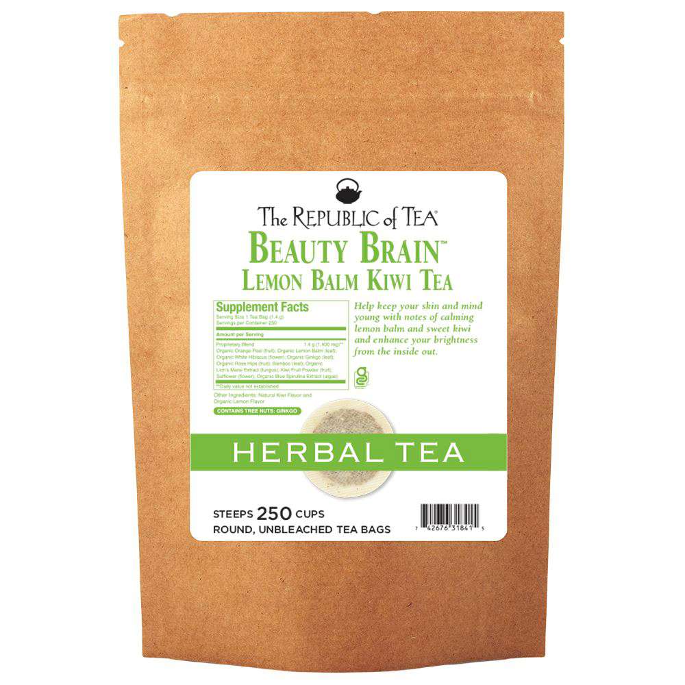 The Republic of Tea - Beautifying Botanicals® Beauty Brain™ Herbal Tea (250 ct)