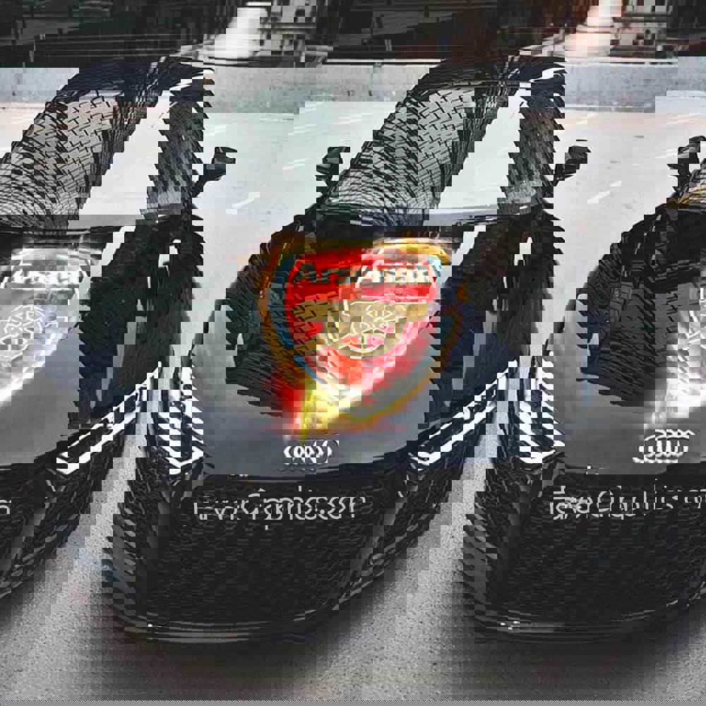 Arsenal Itasha Car Vinyl Hood Wrap Decal Sticker