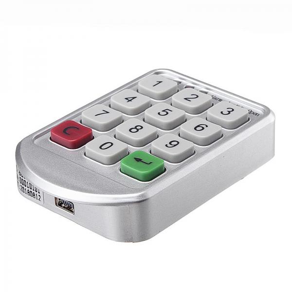 Electronic Intelligent Password Keypad Number Cabinet Door Digital Code Lock - Plastic Panel + Steel Door Screw