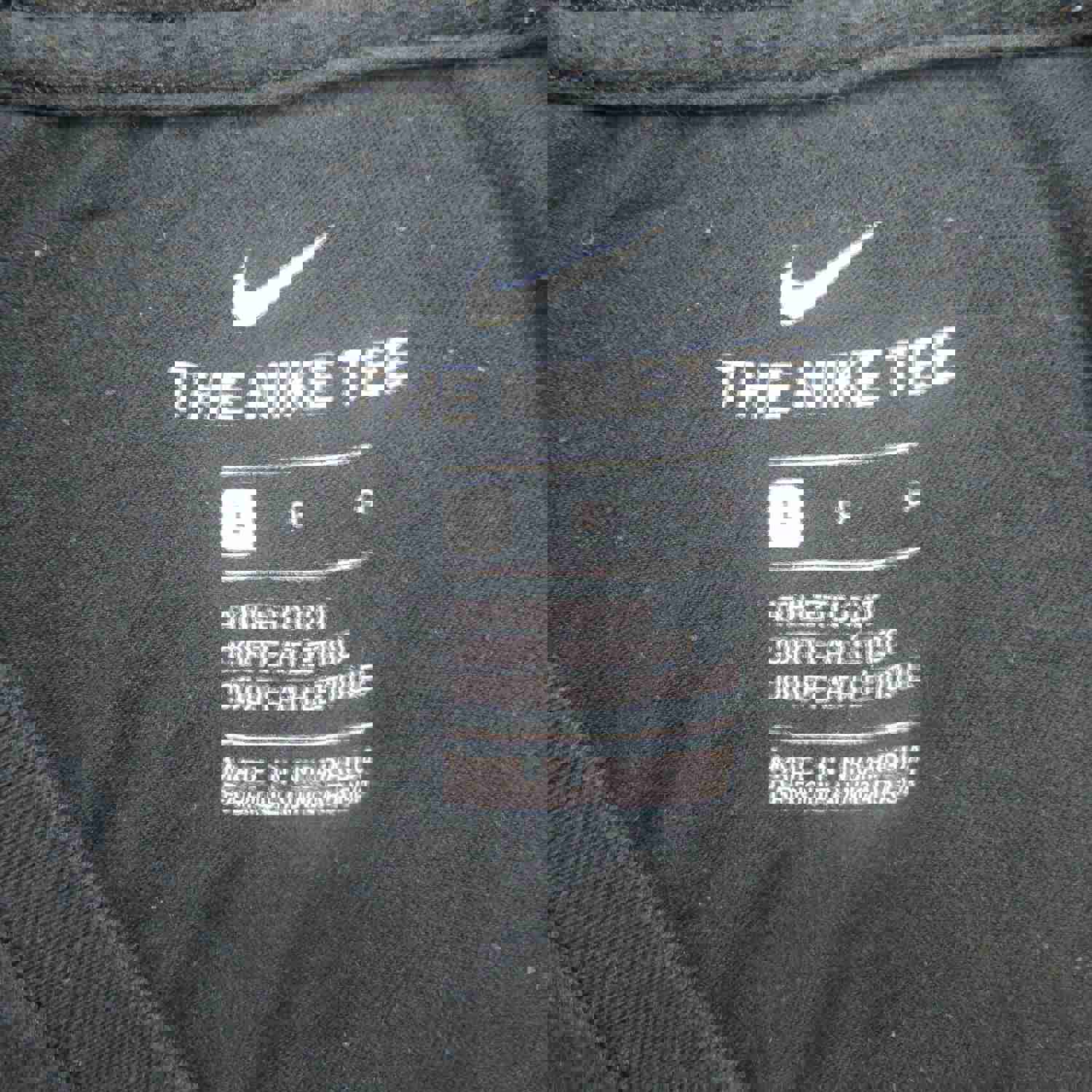 Nike Men's Large Black Crew Neck Short Sleeve Athletic T-Shirt