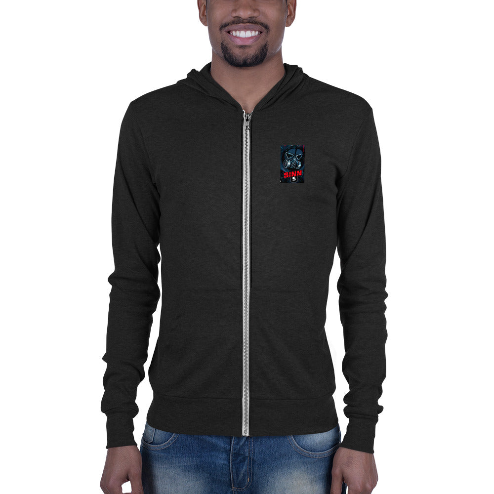 S-S5 ZIP UP HOODIE - Lightweight Unisex Hoodie with Kangaroo Pocket