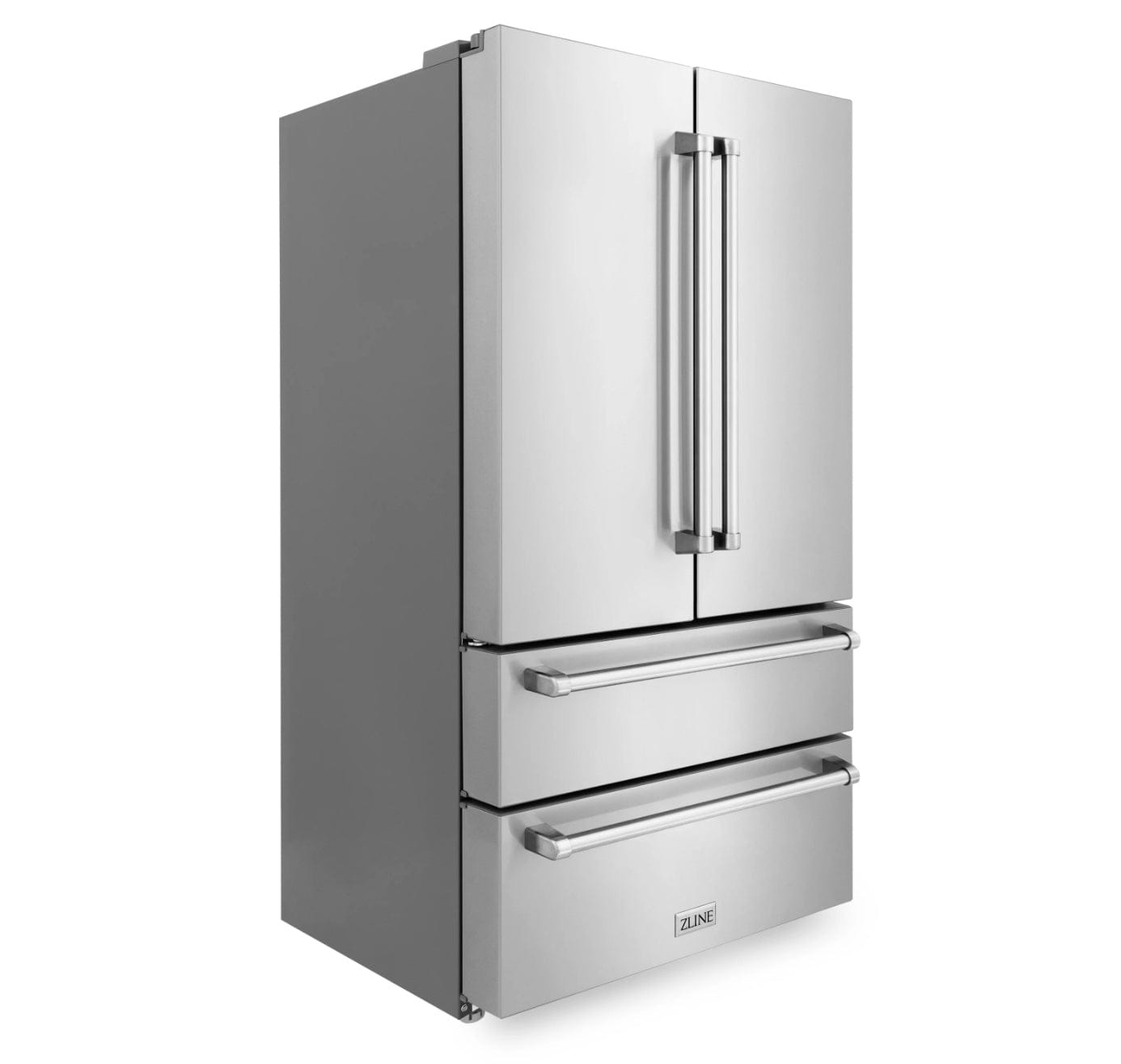 ZLINE 36 22.5 cu. ft Freestanding French Door Refrigerator with Ice Maker in Fingerprint Resistant Stainless Steel