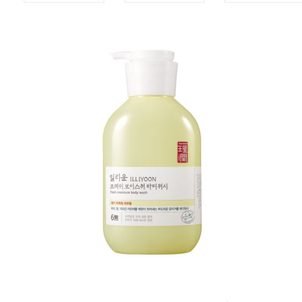 ILLIYOON Fresh Moisture Body Wash 500ml - Floral Scent for Soft & Smooth Skin