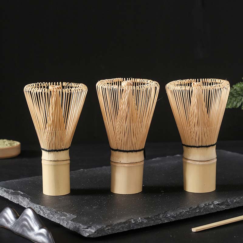Matcha Tea Brush Set - Bamboo Whisk, Scoop, and Spoon for Traditional Japanese Tea Ceremony