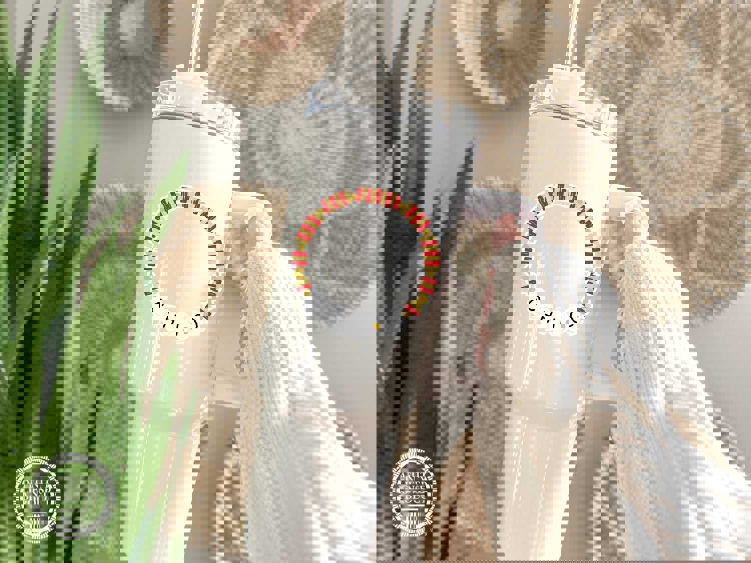 Chi Omega Vinyl Sticker - Friendship Bracelet Sorority Decal