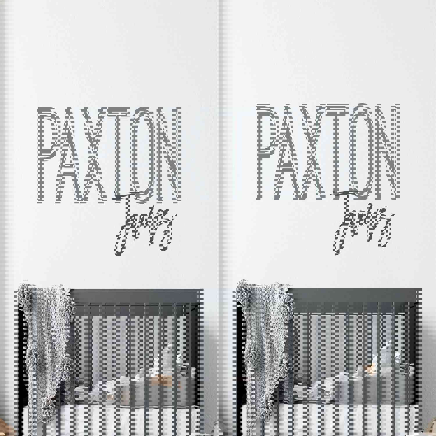 Custom Name Wall Decal Personalized Nursery Sticker