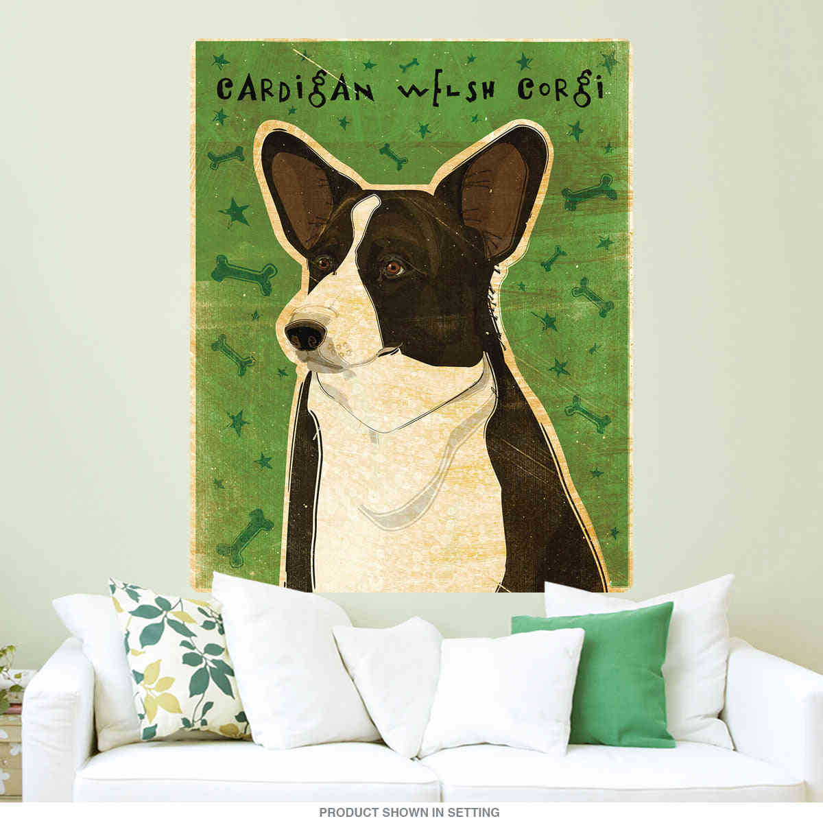 Cardigan Welsh Corgi Dog Wall Decal - Premium Removable Art