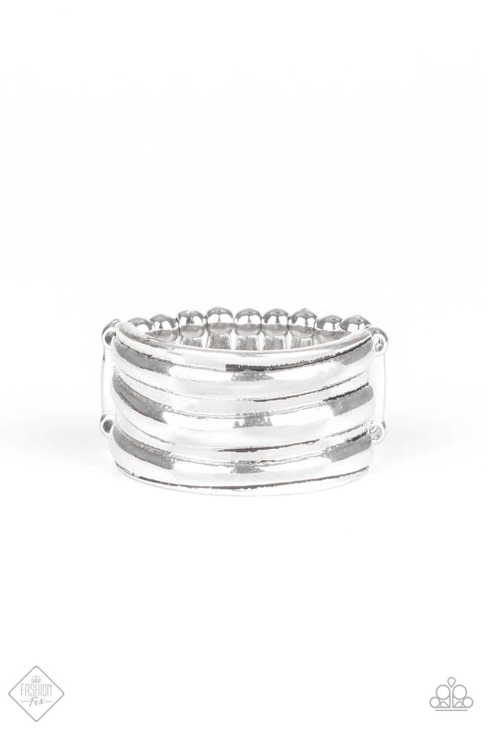 Paparazzi Rough Around The Edges - Silver Ring - Trend Blend / Fashion Fix Exclusive July 2019