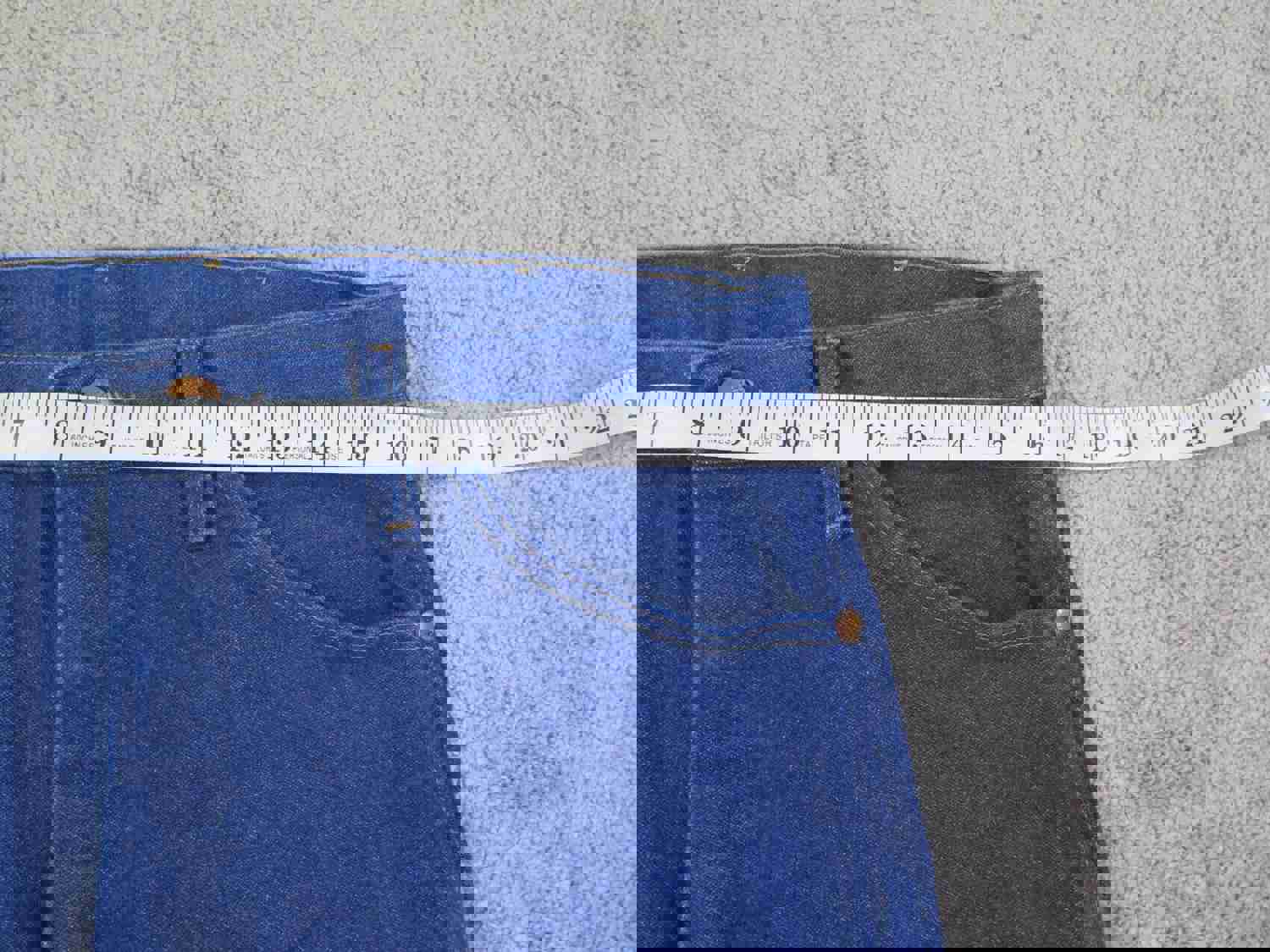 Wrangler Men's Blue Straight Leg Stretch Jeans - Size W31XL34, 100% Cotton