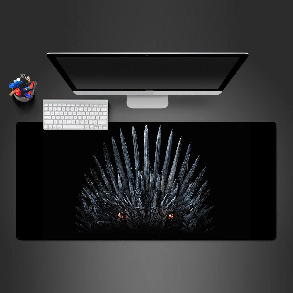 Dragon Throne Design M-XXL Size Gaming Mouse Pad, Computer Desk Mat