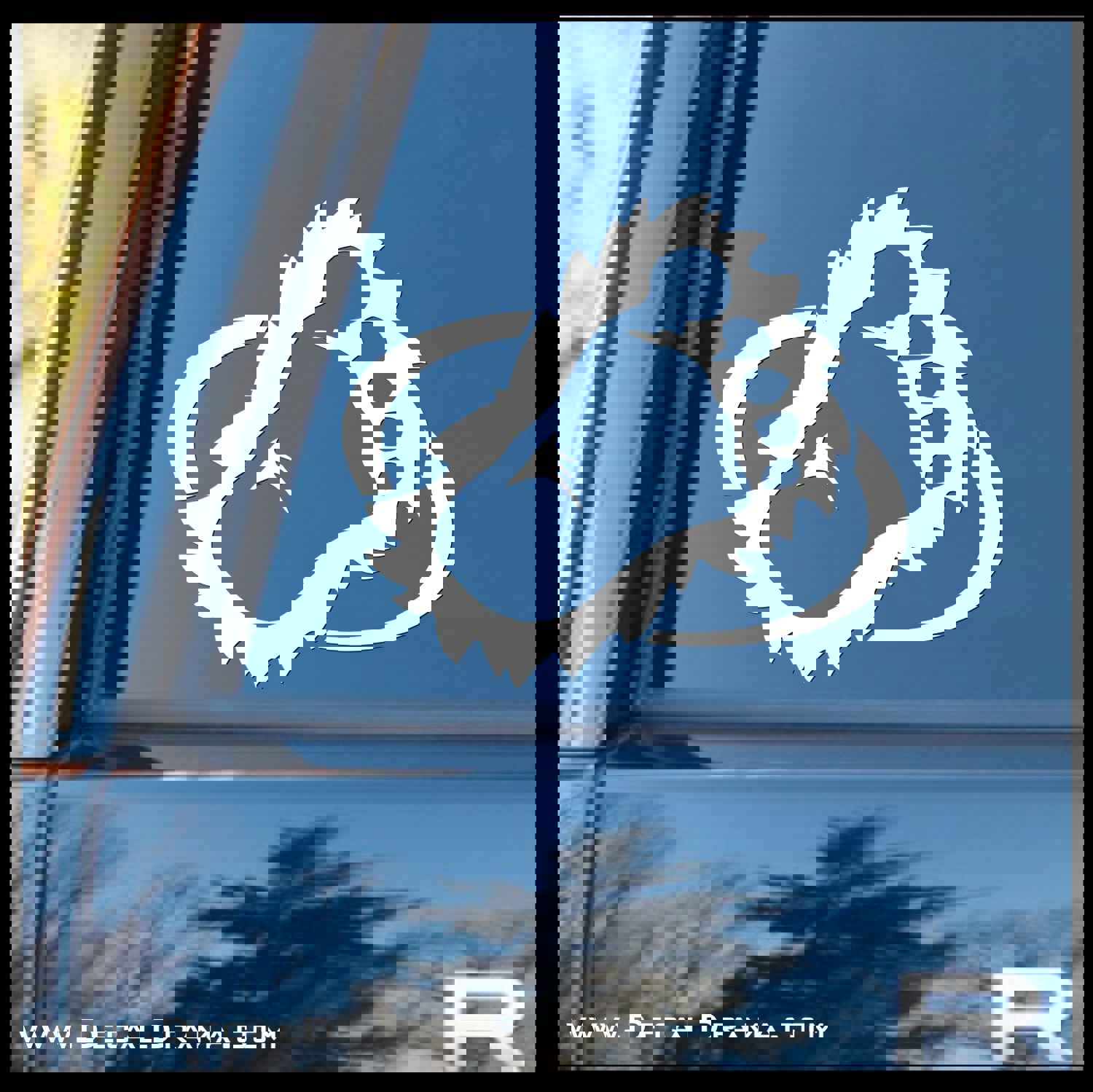 Sasquatch Track Footprint Vinyl Car/Laptop Decal - Bigfoot Yeti Legendary Creature Sticker